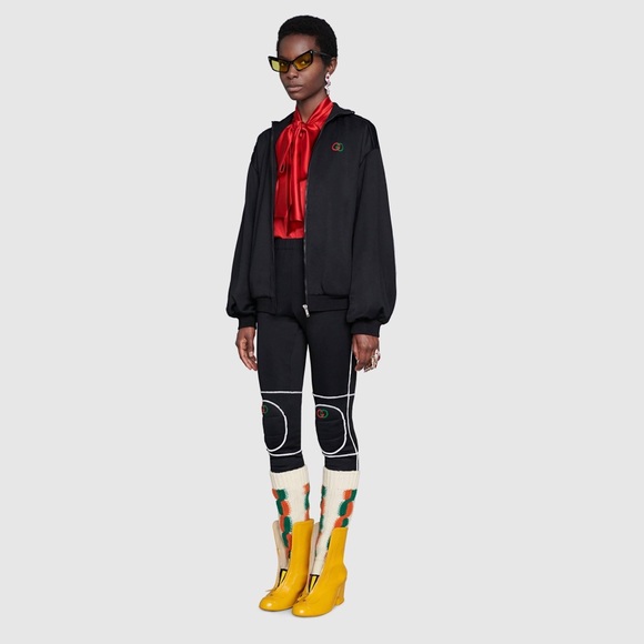 Gucci Technical Jacket w/GG Logo Elbow Pads - Picture 3 of 14